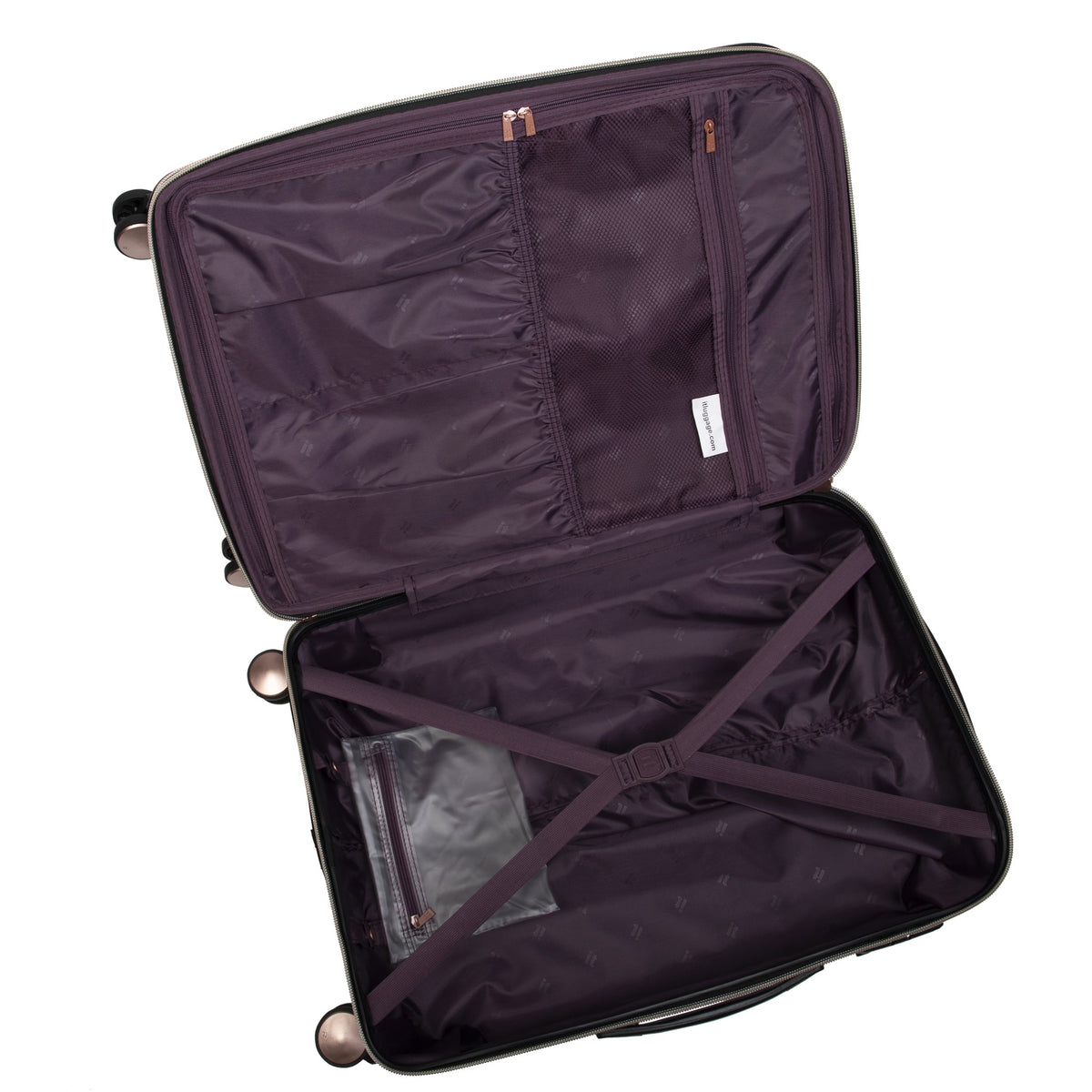 IT Luggage Cushion Lux - 3pc Set (Metallic Rose Gold)