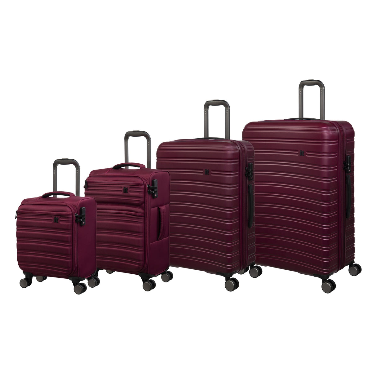 IT Luggage Fusional - Underseat (Dark Red)