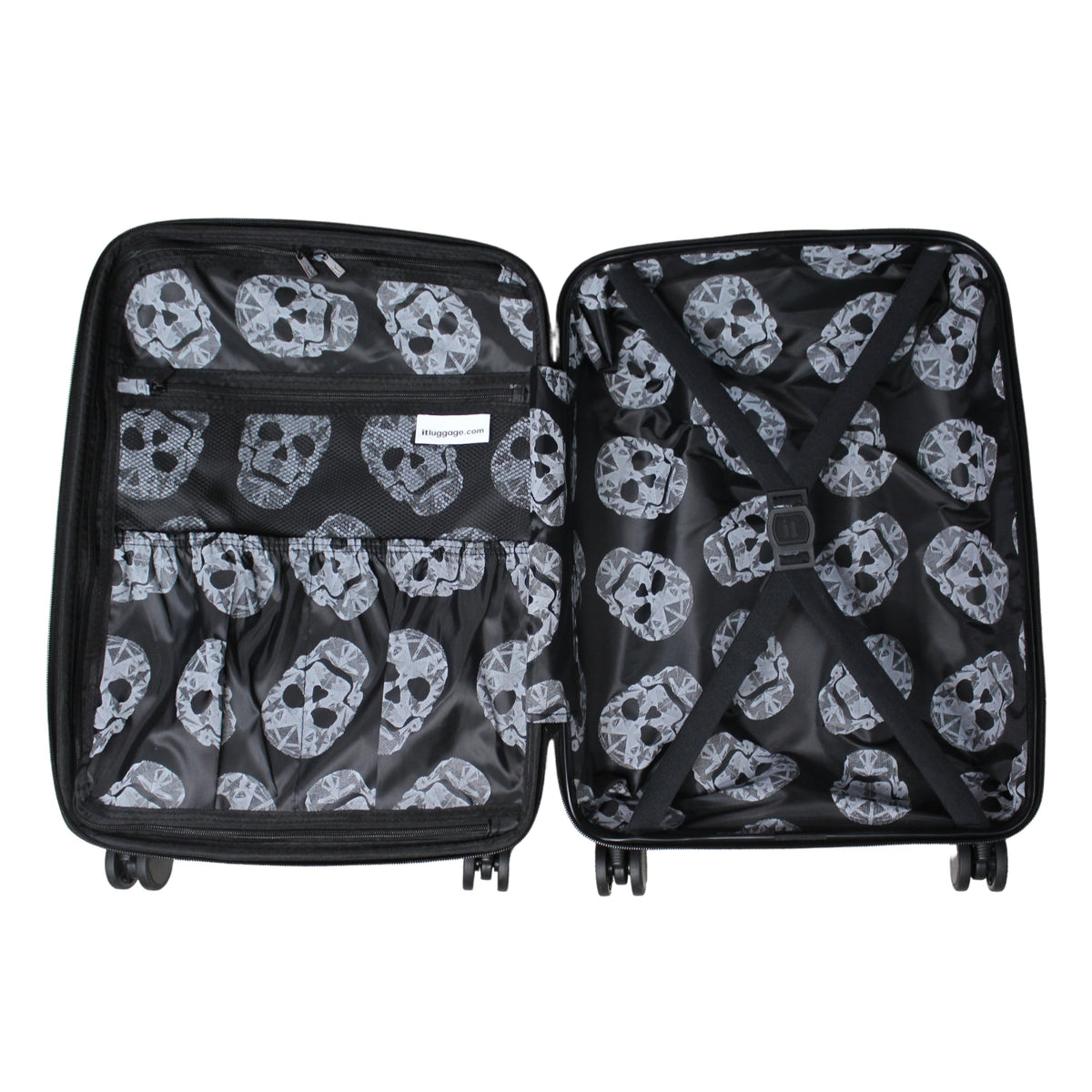 IT Luggage Candy Calavera - Cabin (Black Marble)