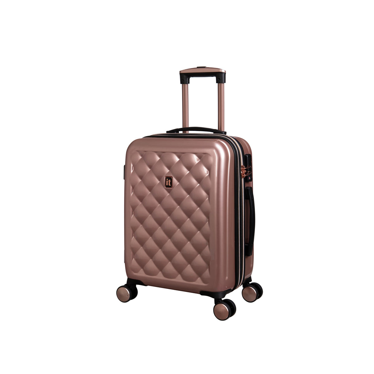 IT Luggage Cushion Lux - 3pc Set (Metallic Rose Gold)