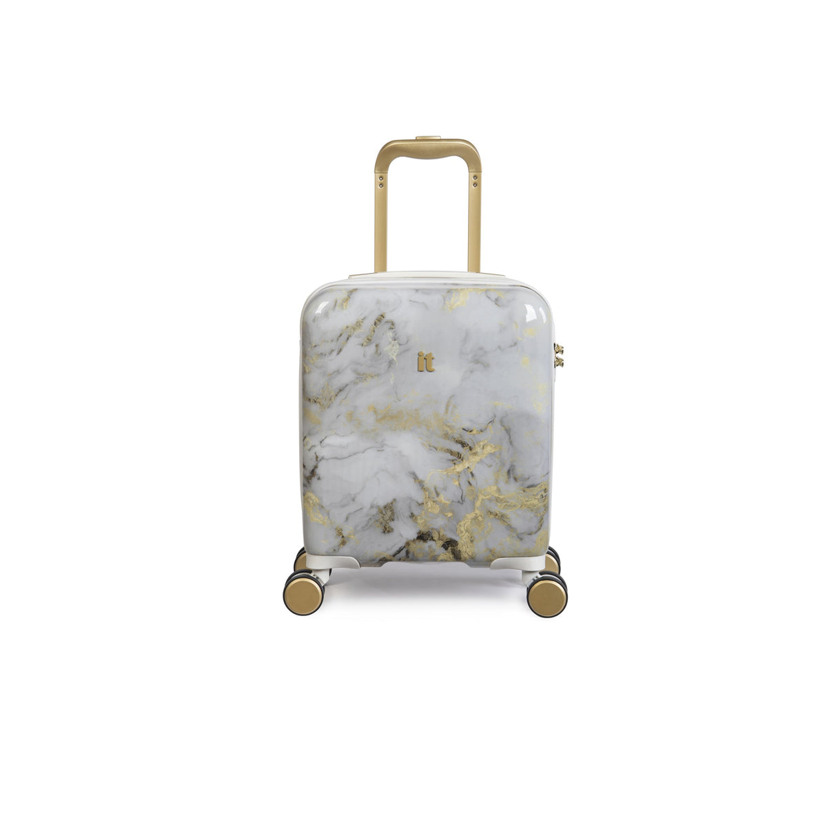IT Luggage Sheen - Underseat (Gold Greyscale Marble)