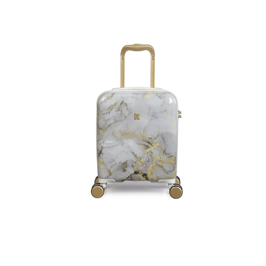 IT Luggage Sheen - Underseat (Gold Greyscale Marble)