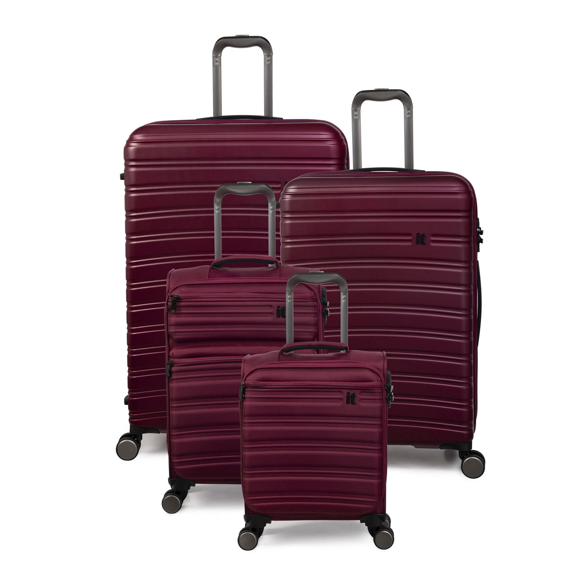 IT Luggage Fusional - Underseat (Dark Red)