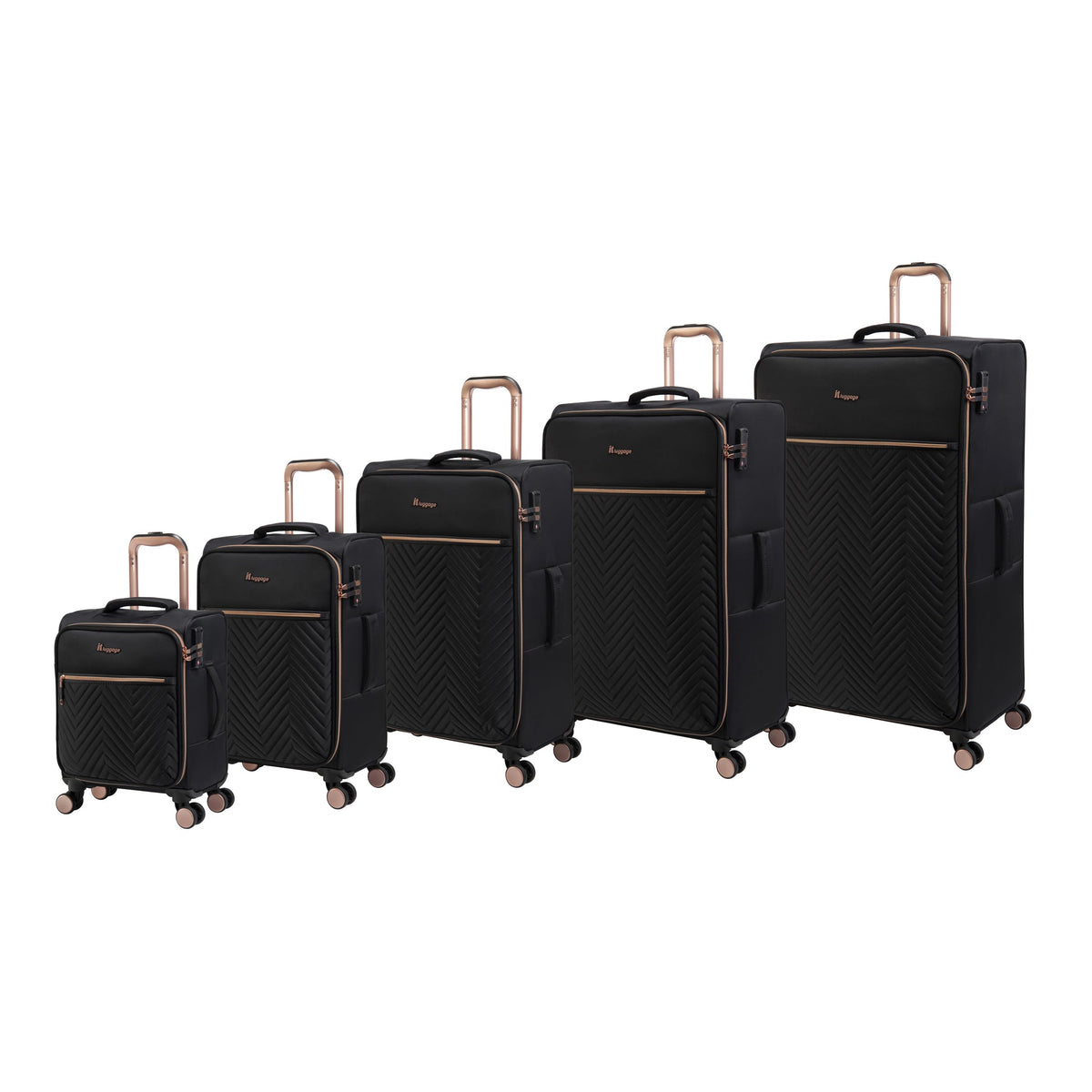 IT Luggage Bewitching - 5pc Set (Black)