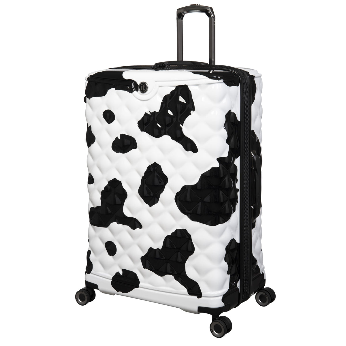 IT Luggage Indulging - Large (Moo Cow Print)