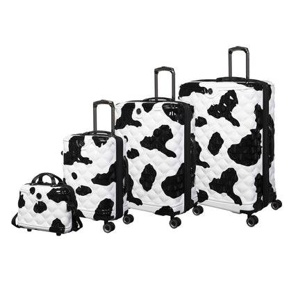 IT Luggage Indulging - 4pc Set (Moo Cow Print)