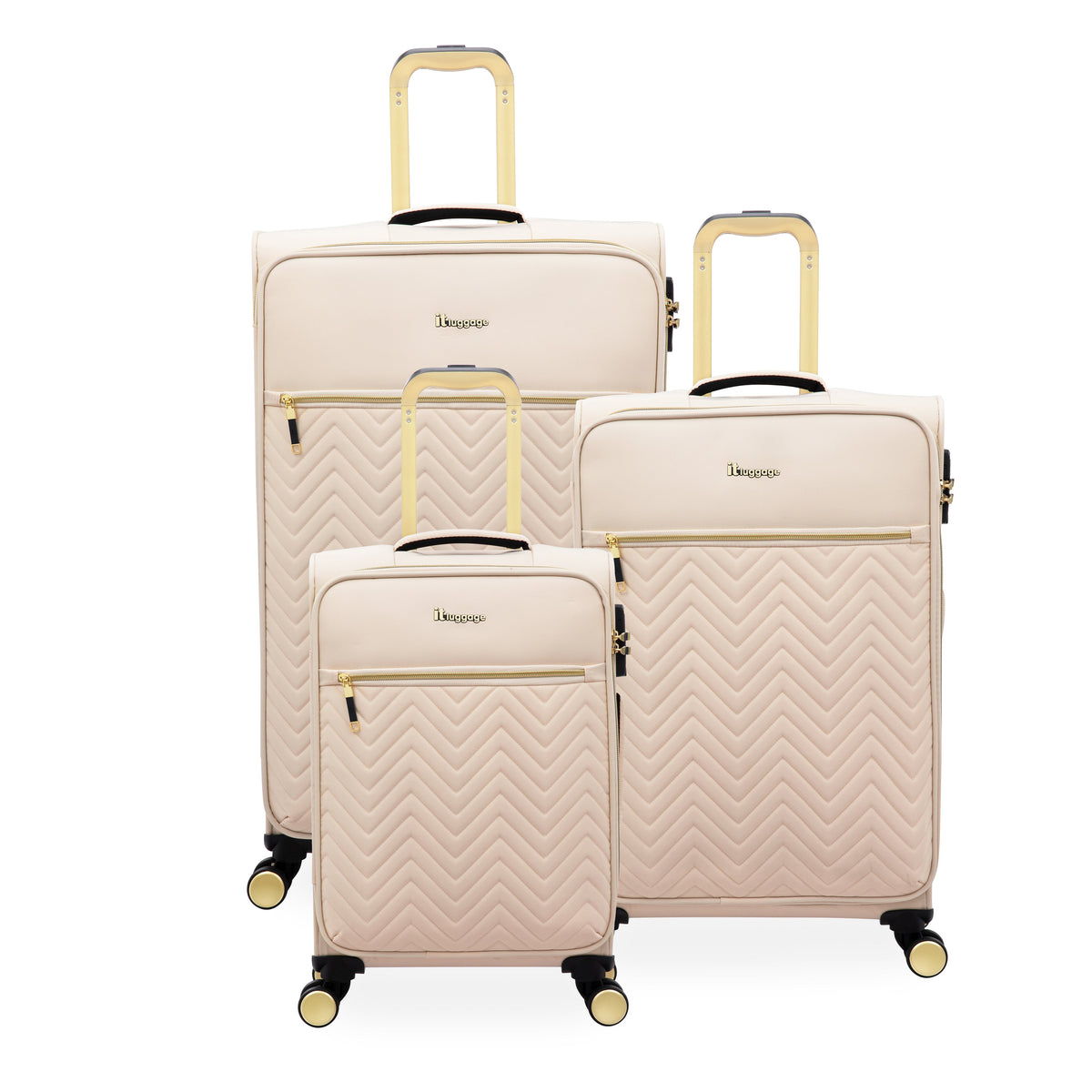 IT Luggage Bewitching - 3pc Set (Macadamia)