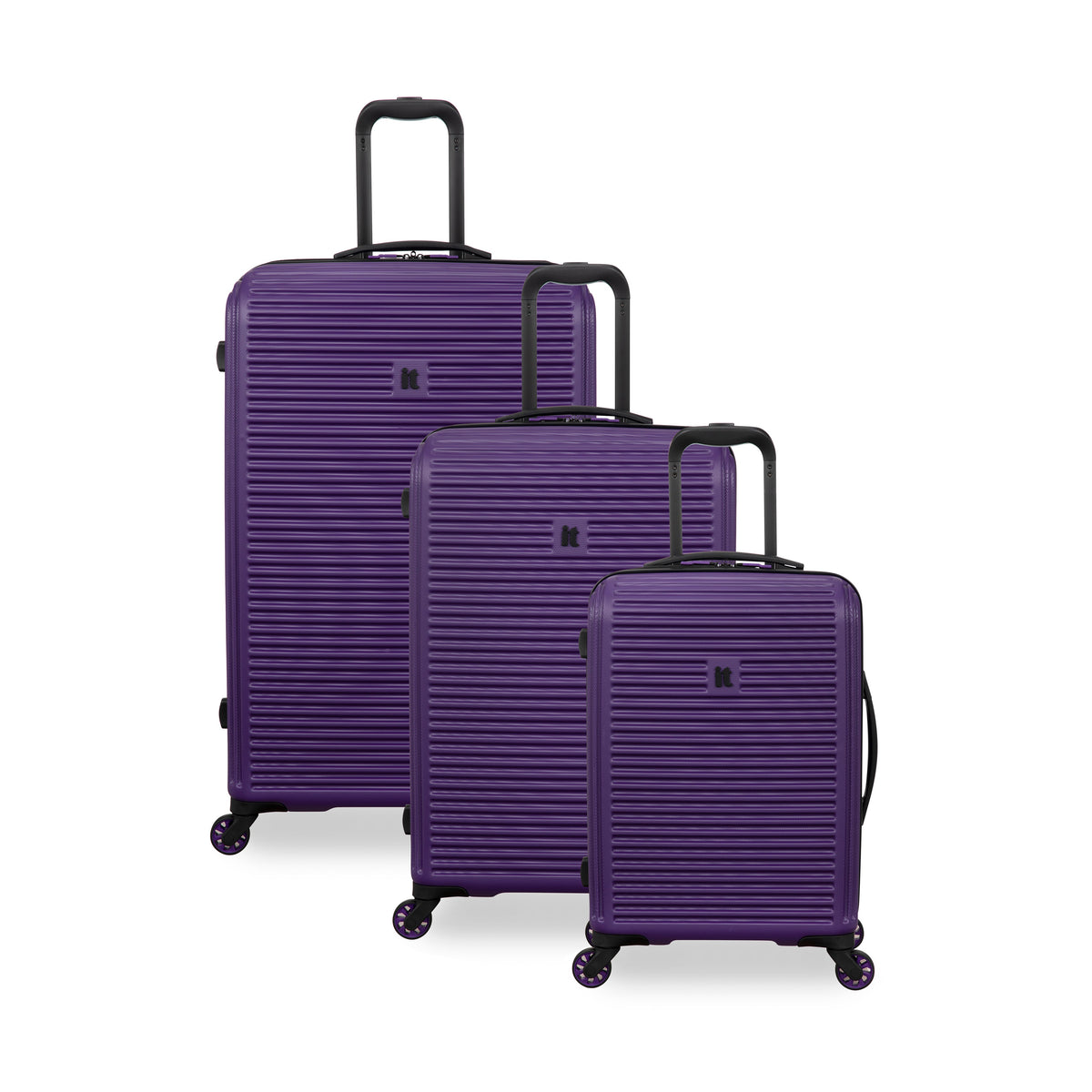 IT Luggage Shutter - 3pc Set (Purple)