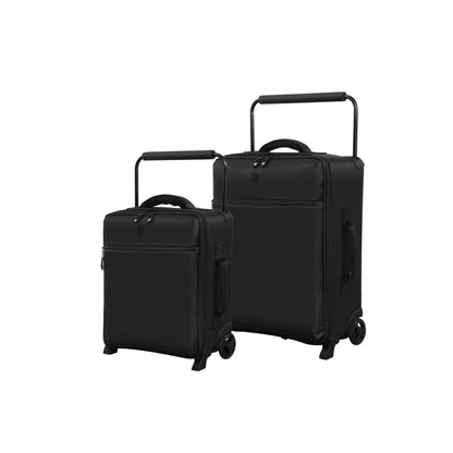 IT Luggage Atmospheric Wide Handle Design - 2pc Set (Black)