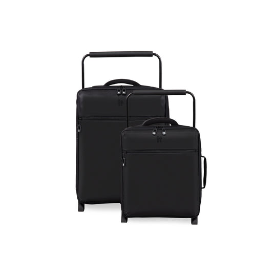 IT Luggage Atmospheric Wide Handle Design - 2pc Set (Black)
