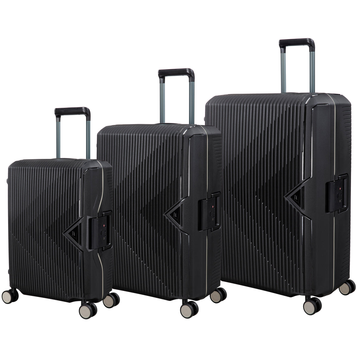 IT Luggage Tenacious - 3pc Set (Black)