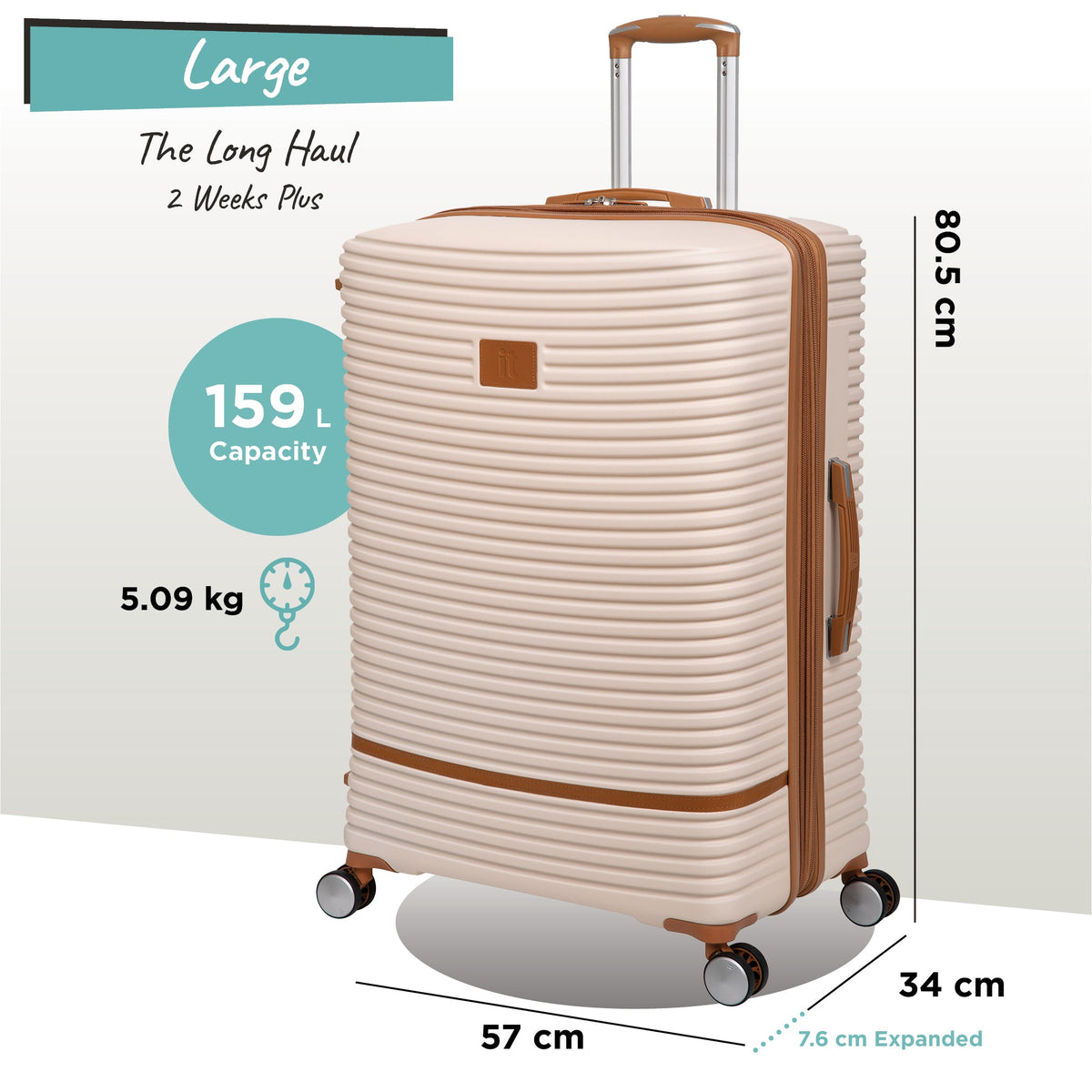 IT Luggage Replicating - Large (Crème)
