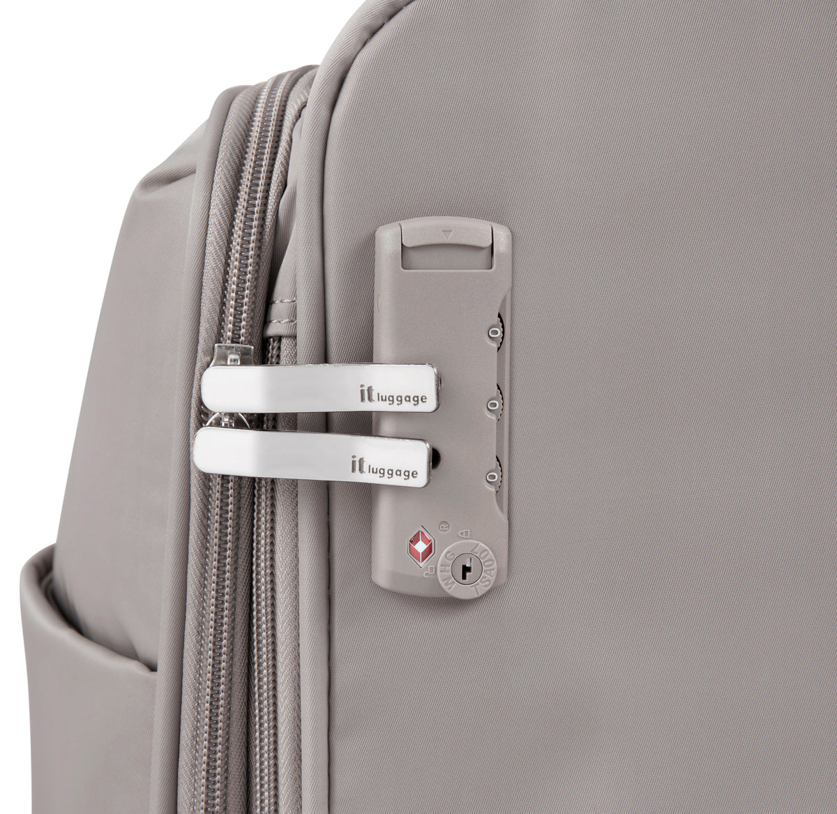 IT Luggage Lustrous Luxe - 3pc Set (Moon Rock)