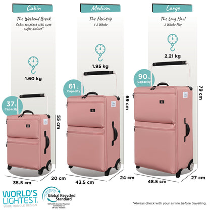 IT Luggage Popstar World's Lightest - Large (Cameo Blush)