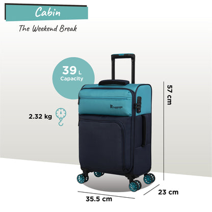 IT Luggage Duo-Tone - Cabin (Capri Breeze / Dress Blues)
