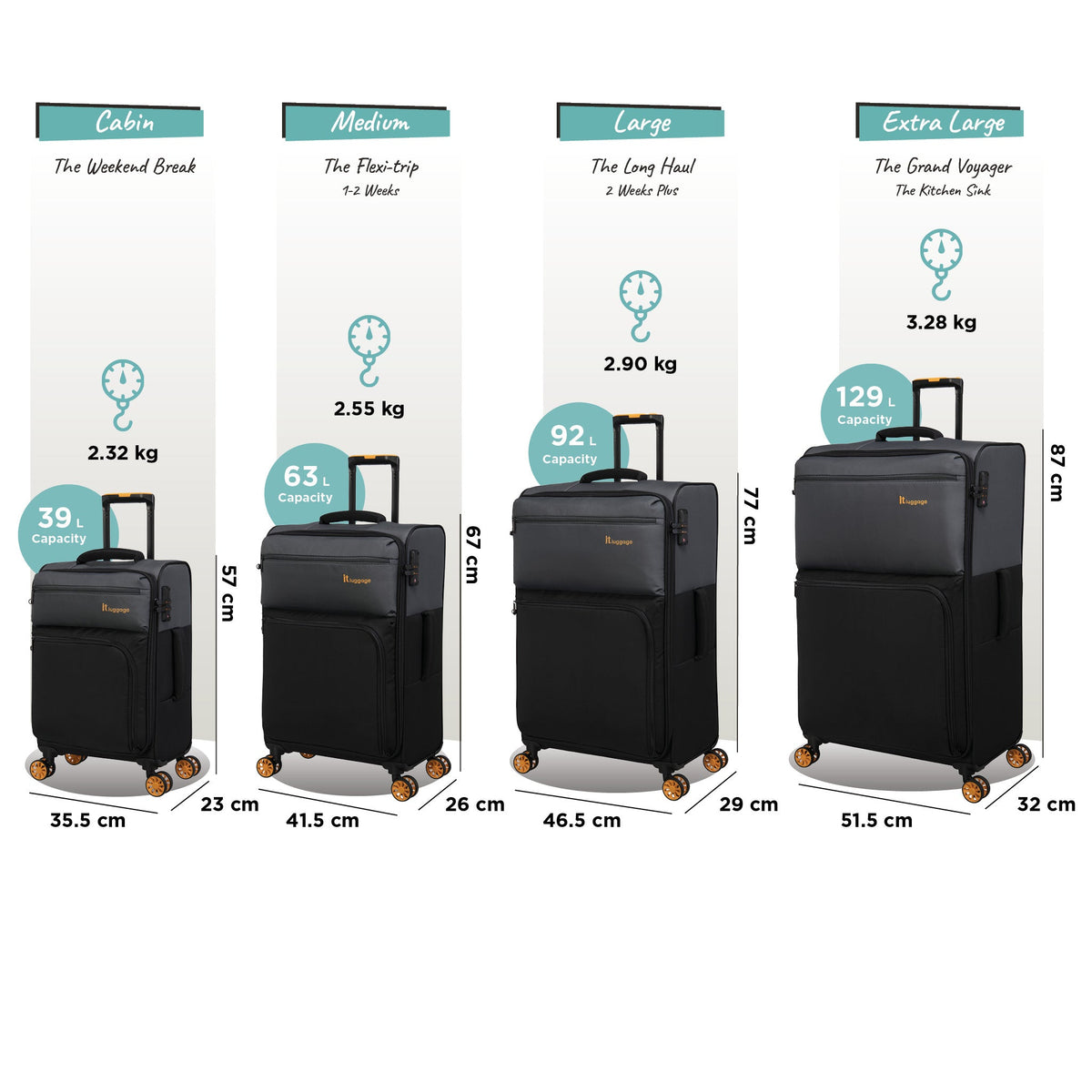  Duo-Tone - Extra Large (Pewter & Black)