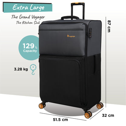  Duo-Tone - Extra Large (Pewter & Black)