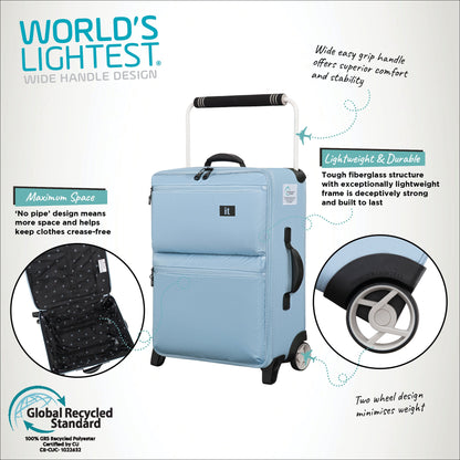 IT Luggage Popstar World's Lightest - Cabin (Celestial Blue)