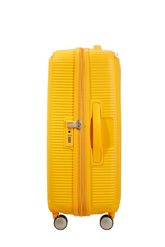  American Tourister Soundbox 67cm 4-Wheel Spinner Expandable Suitcase