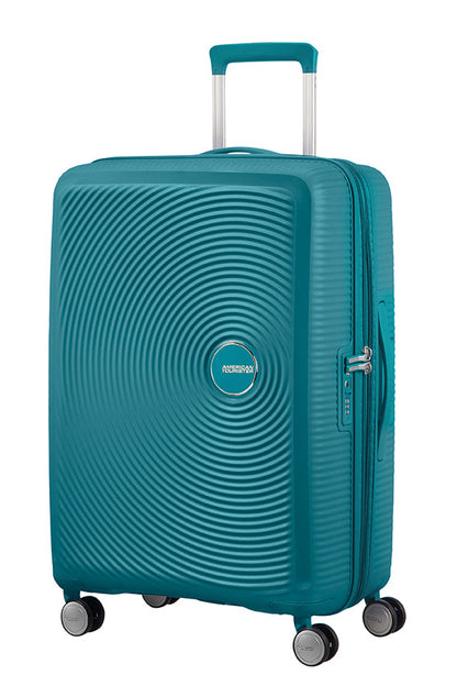  American Tourister Soundbox 67cm 4-Wheel Spinner Expandable Suitcase
