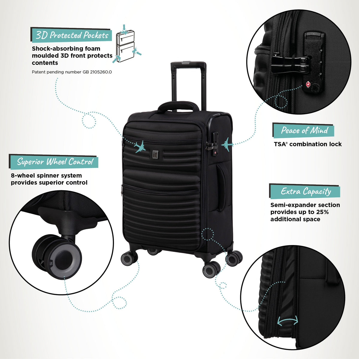 IT Luggage Precursor - Cabin (Black)