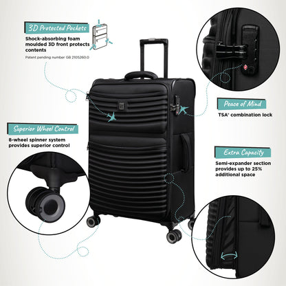 IT Luggage Precursor - Medium Plus (Black)