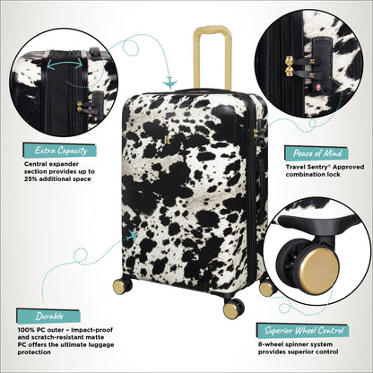IT Luggage Sheen - Large (Textured Cow)
