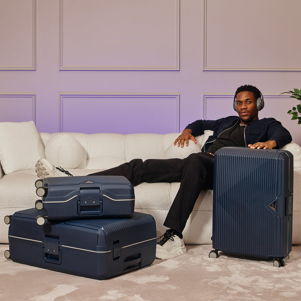IT Luggage Tenacious - 3pc Set (Blueberry)