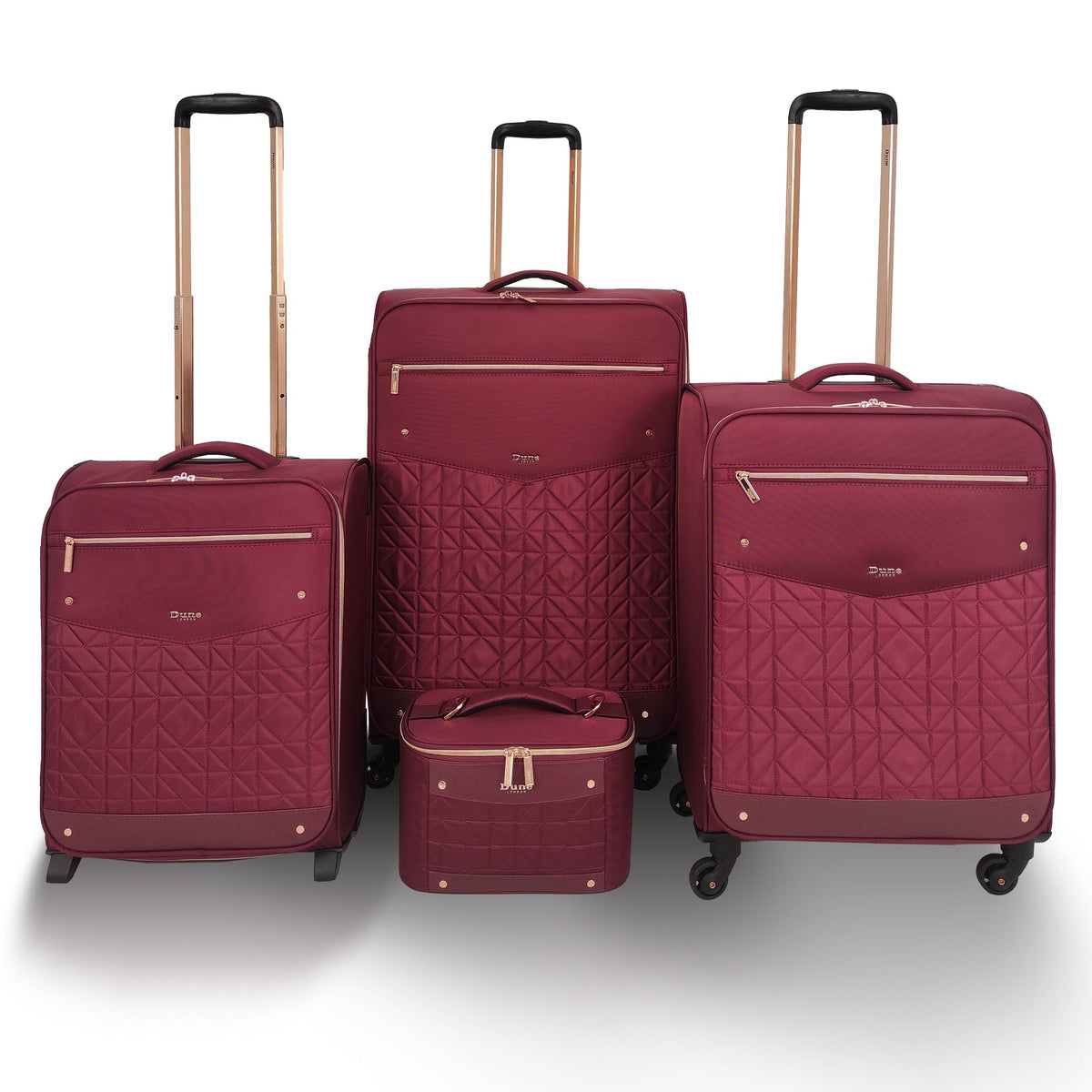  Dune London Tianna Set Of 4 Suitcases