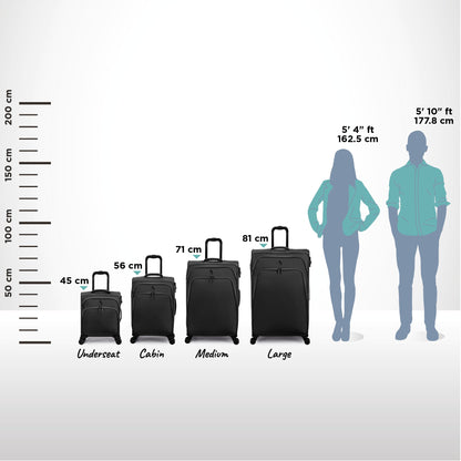 IT Luggage Trinary - Large (Black)